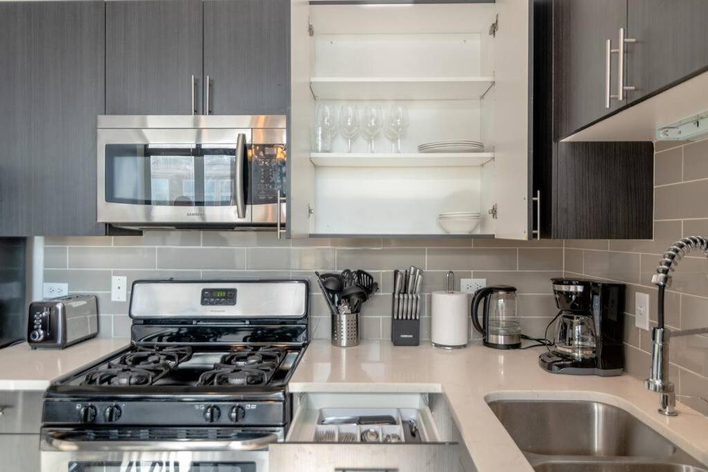 Spacious 2Br Vacation Rental With City View, Optional Parking And Gym Near Mccormick Place & Downtown Chicago Attractions Eksteriør billede